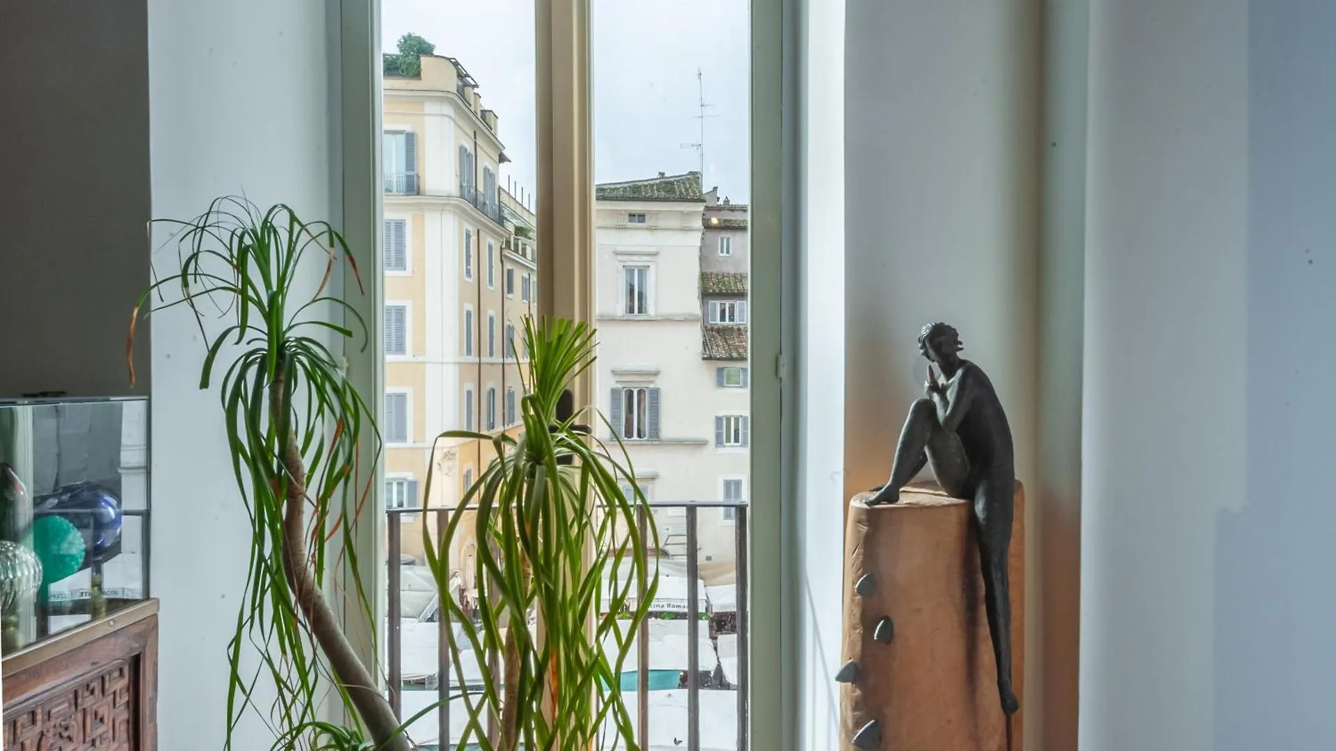 דירות רומא Elegantis Dimora Dell'Architetto In Campo De' Fiori With Private Terrace